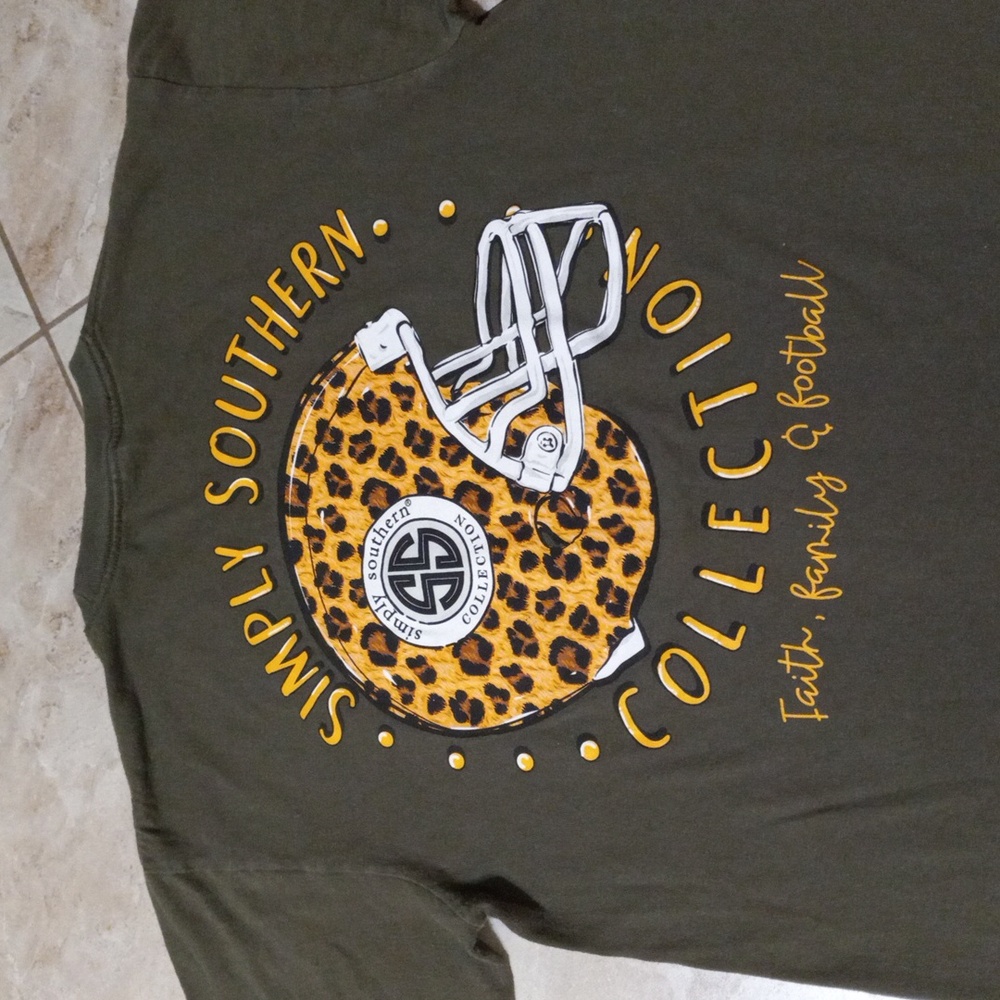 Simply Southern Olive Green "Faith - Family - Football"